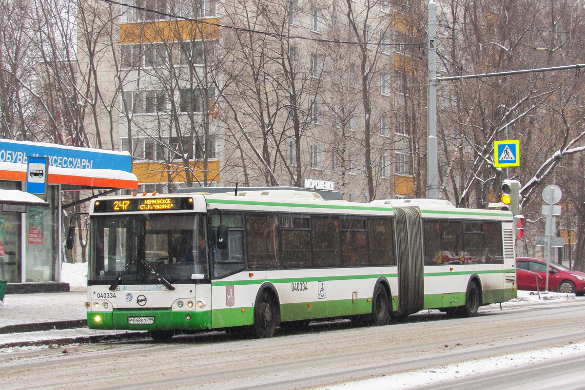 Москва, ЛиАЗ-6213.21 № 040334