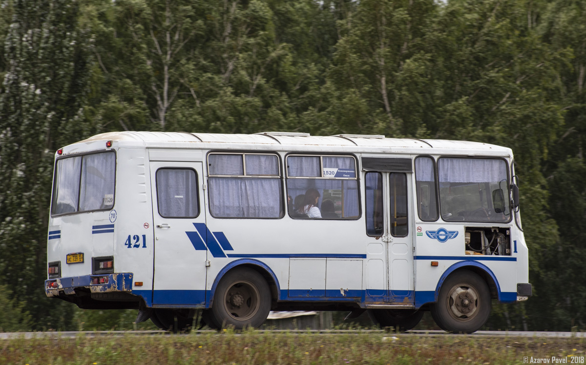 Омская область, ПАЗ-32053 № 421