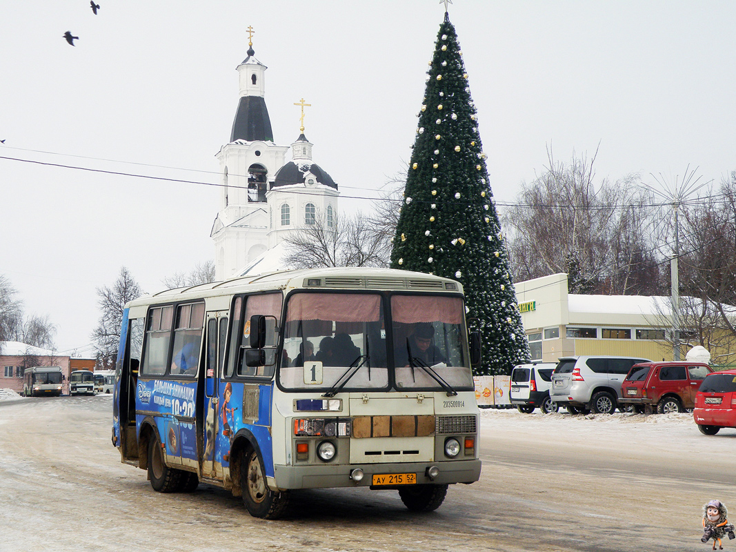 Нижегородская область, ПАЗ-32054 № АУ 215 52