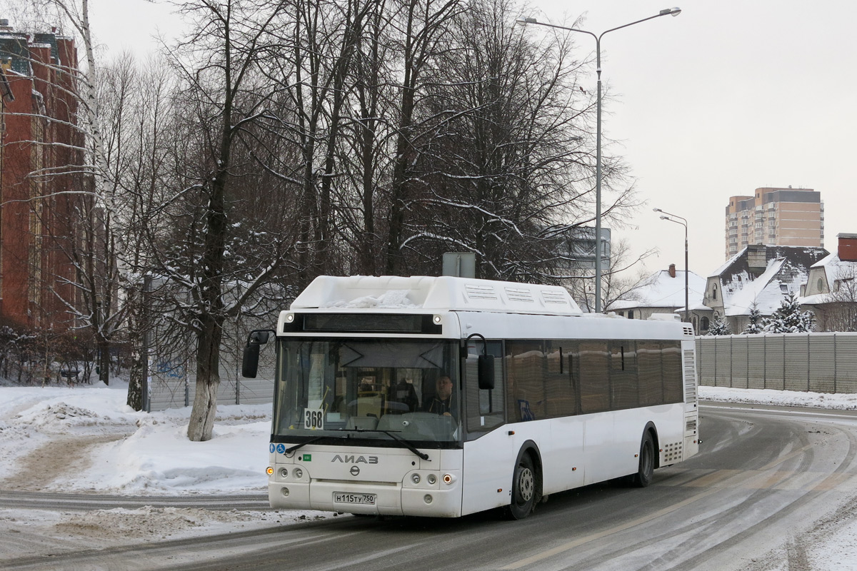 Moscow region, LiAZ-5292.67 (CNG) # Н 115 ТУ 750