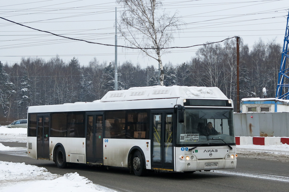 Московська область, ЛиАЗ-5292.67 (CNG) № Н 202 ТУ 750