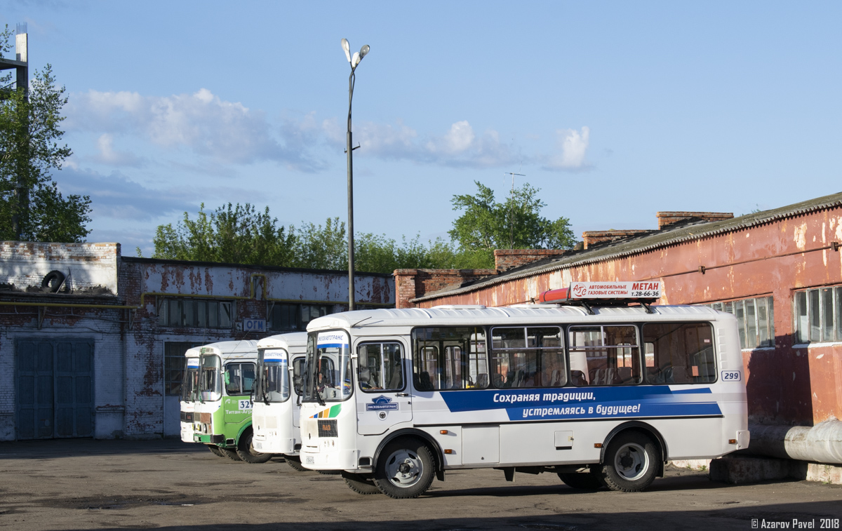 Omsk region, PAZ-32054 № 299; Omsk region — Bus depots