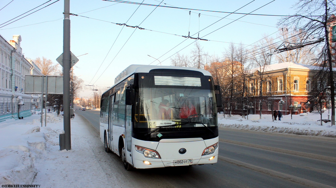 Томская область, Yutong ZK6852HG № М 002 ОТ 70