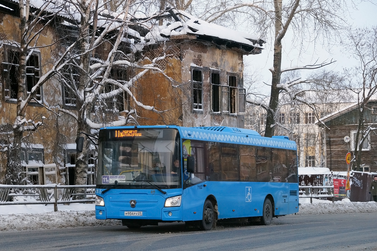 Архангельская область, ЛиАЗ-4292.60 (1-2-1) № 7102