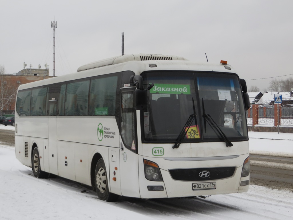 Челябинская область, Hyundai Universe Space Luxury № 415