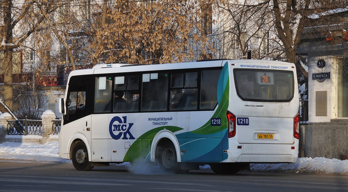Omszki terület, PAZ-320435-04 "Vector Next" sz.: 1218