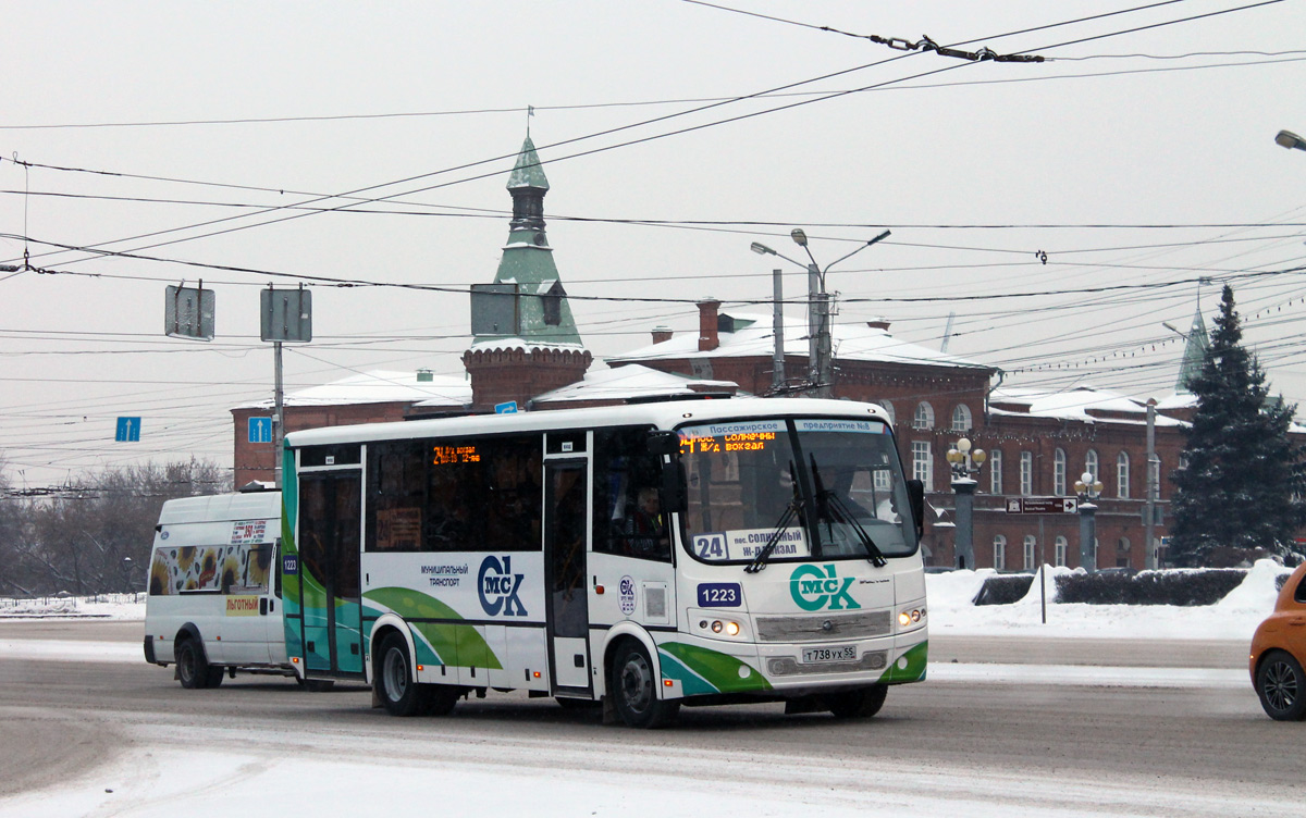 Омская область, ПАЗ-320414-04 "Вектор" (1-2) № 1223