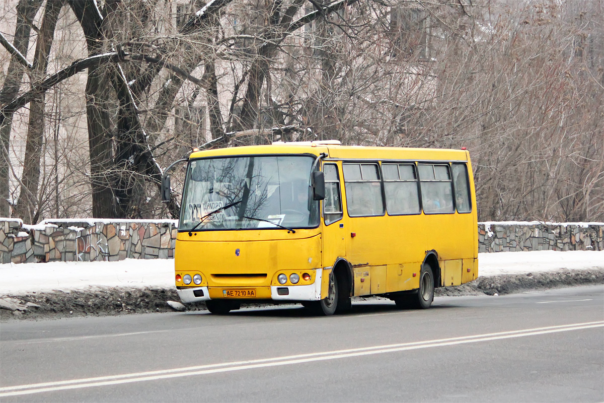 Dnepropetrovsk region, Bogdan A09201 (LuAZ) # AE 7210 AA