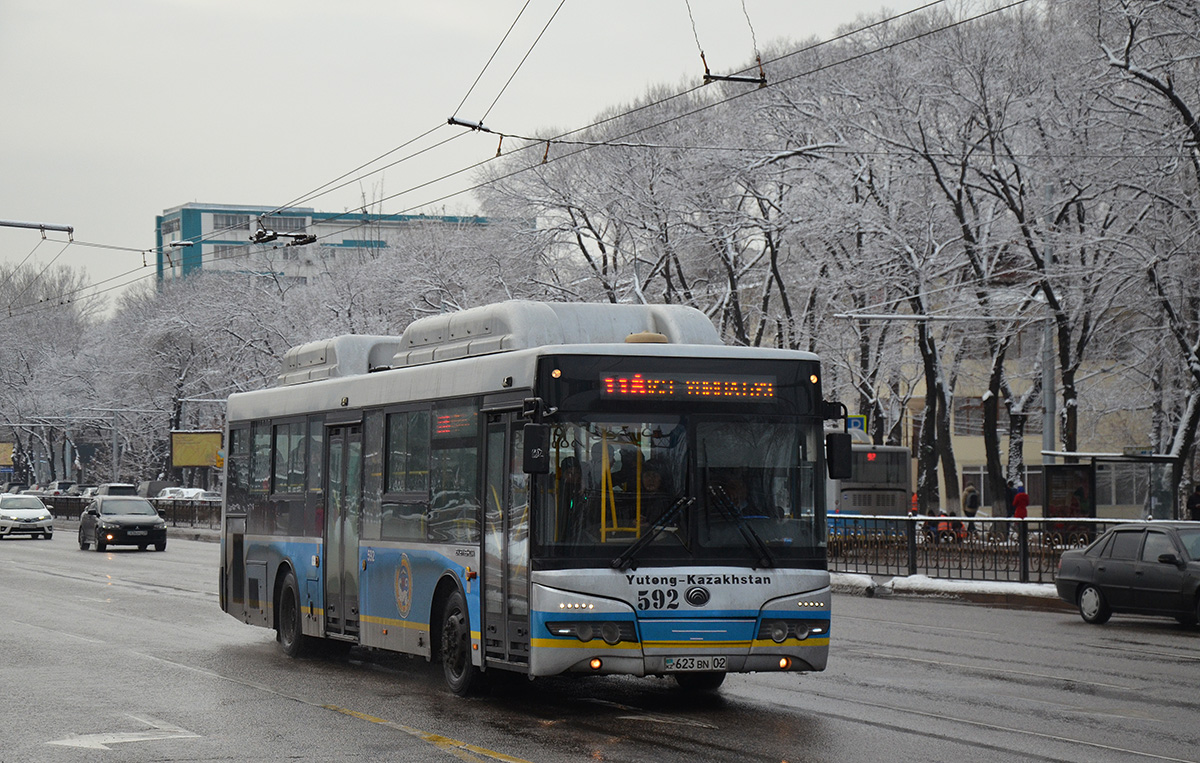 Алматы, Yutong ZK6118HGA № 592