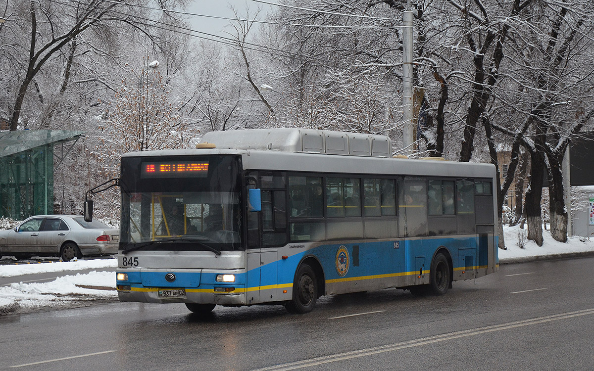 Алматы, Yutong ZK6118HGA № 845