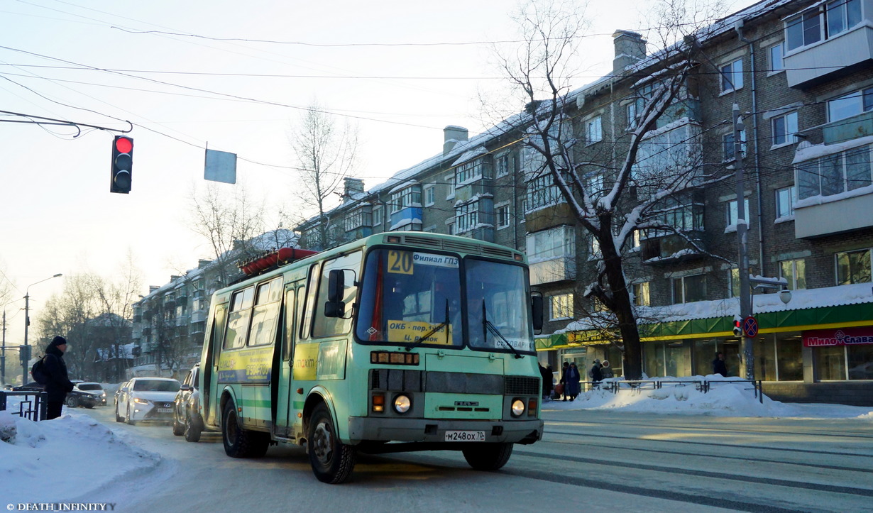 Томская область, ПАЗ-32054 № М 248 ОХ 70