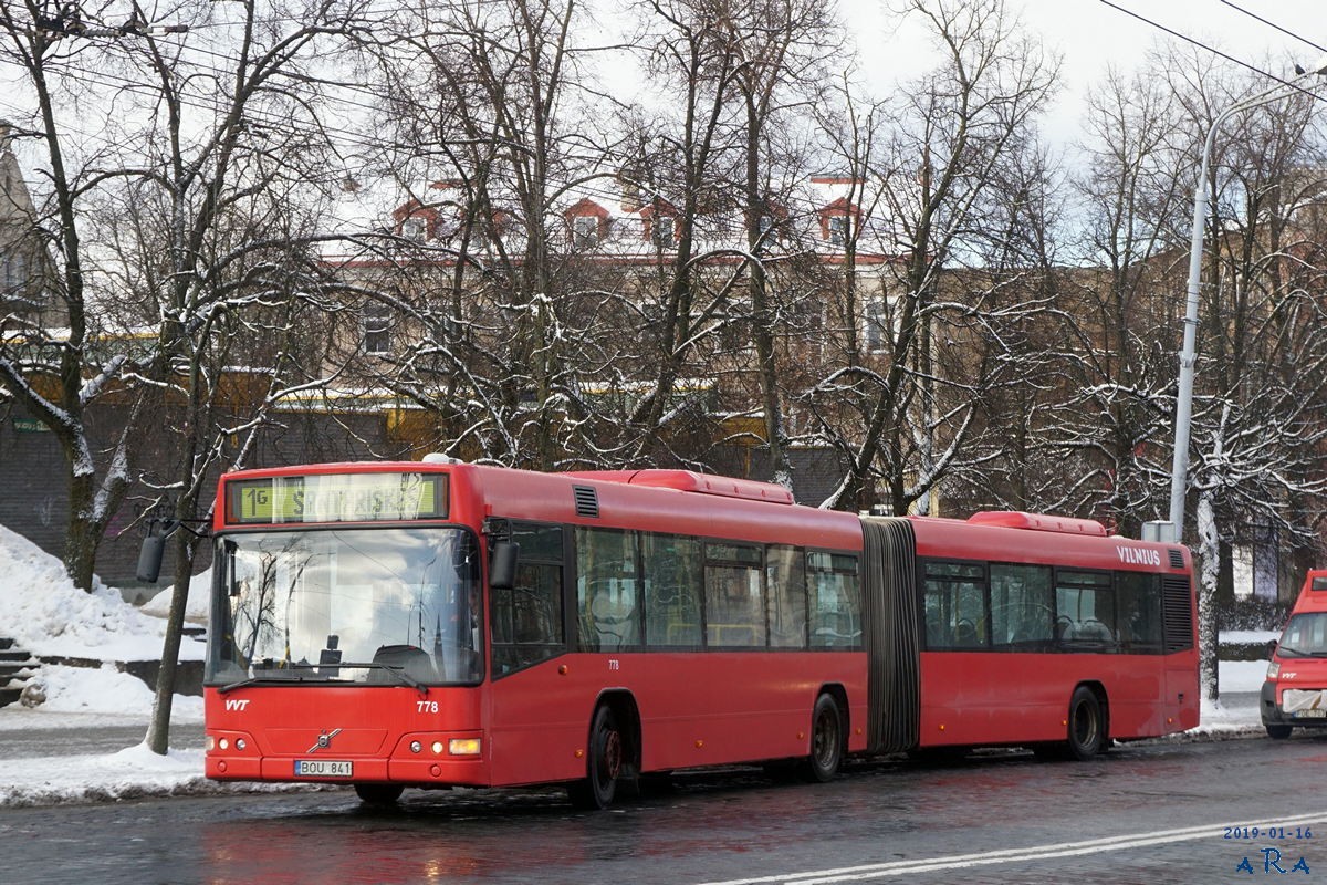 Lietuva, Volvo 7700A № 778