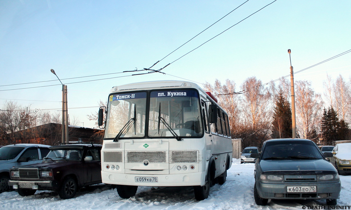 Томская область, ПАЗ-32054 № Е 059 КВ 70