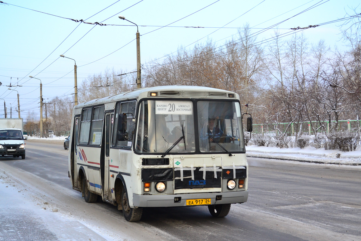 Красноярский край, ПАЗ-32054 № ЕА 917 24