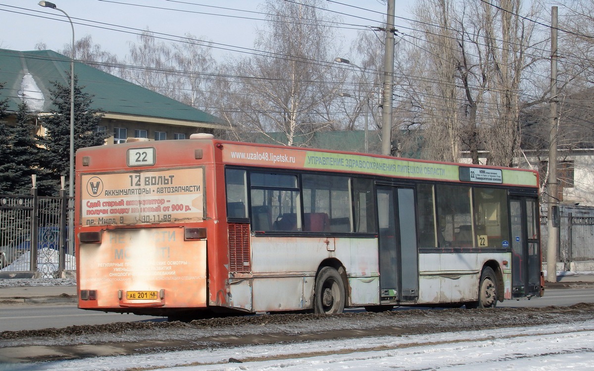 Липецкая область, MAN A10 NL202 № АЕ 201 48