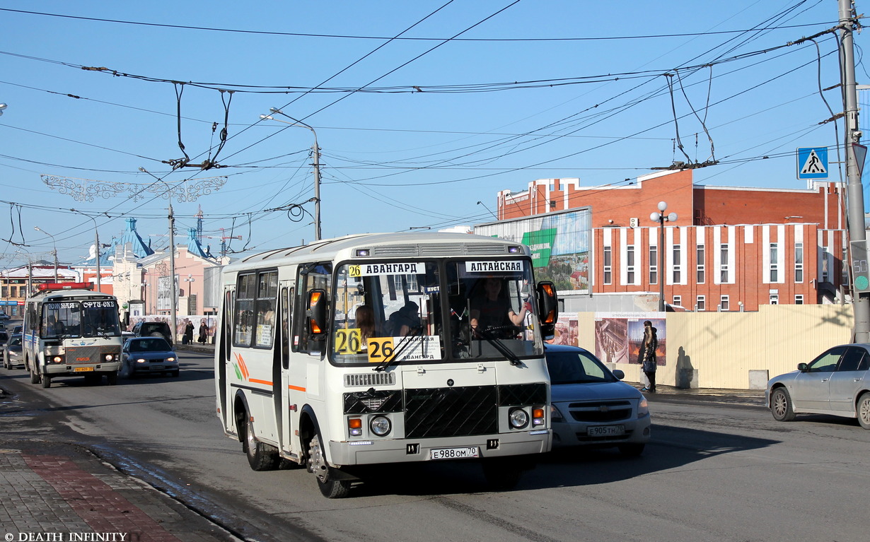 Томская область, ПАЗ-32054 № Е 988 ОМ 70