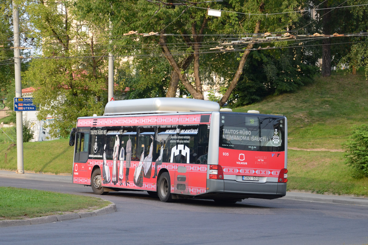 Литва, MAN A21 Lion's City NL273 CNG № 935