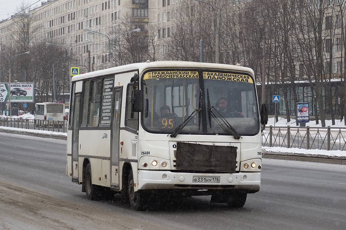 Санкт-Петербург, ПАЗ-320402-05 № В 331 НУ 178