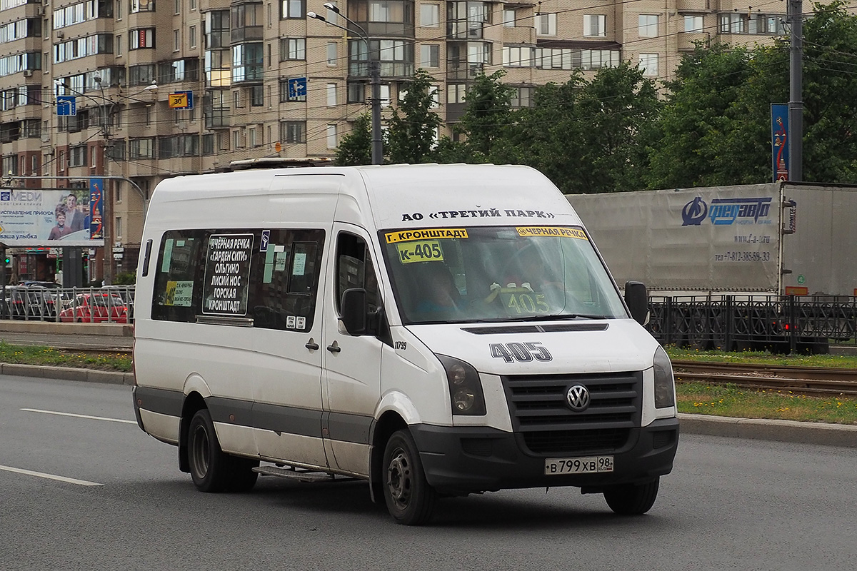 Санкт-Петербург, БТД-2219 (Volkswagen Crafter) № В 799 ХВ 98