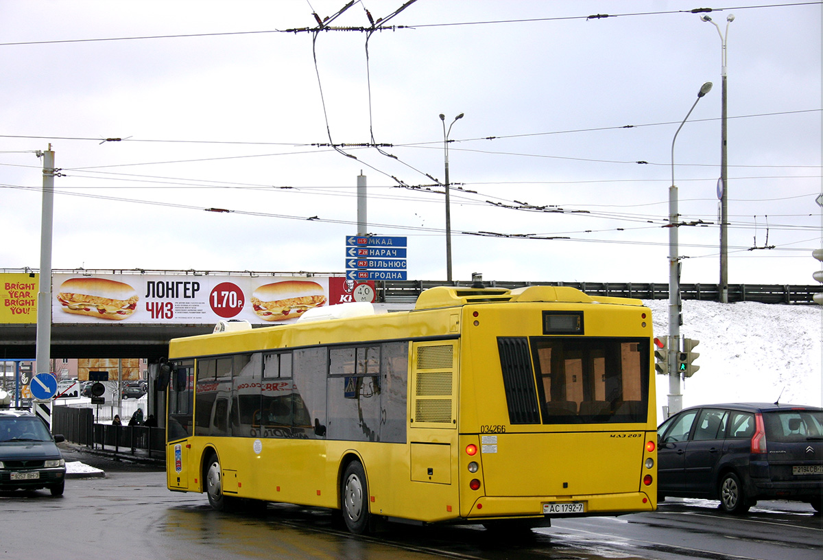 Mińsk, MAZ-203.069 Nr 034266