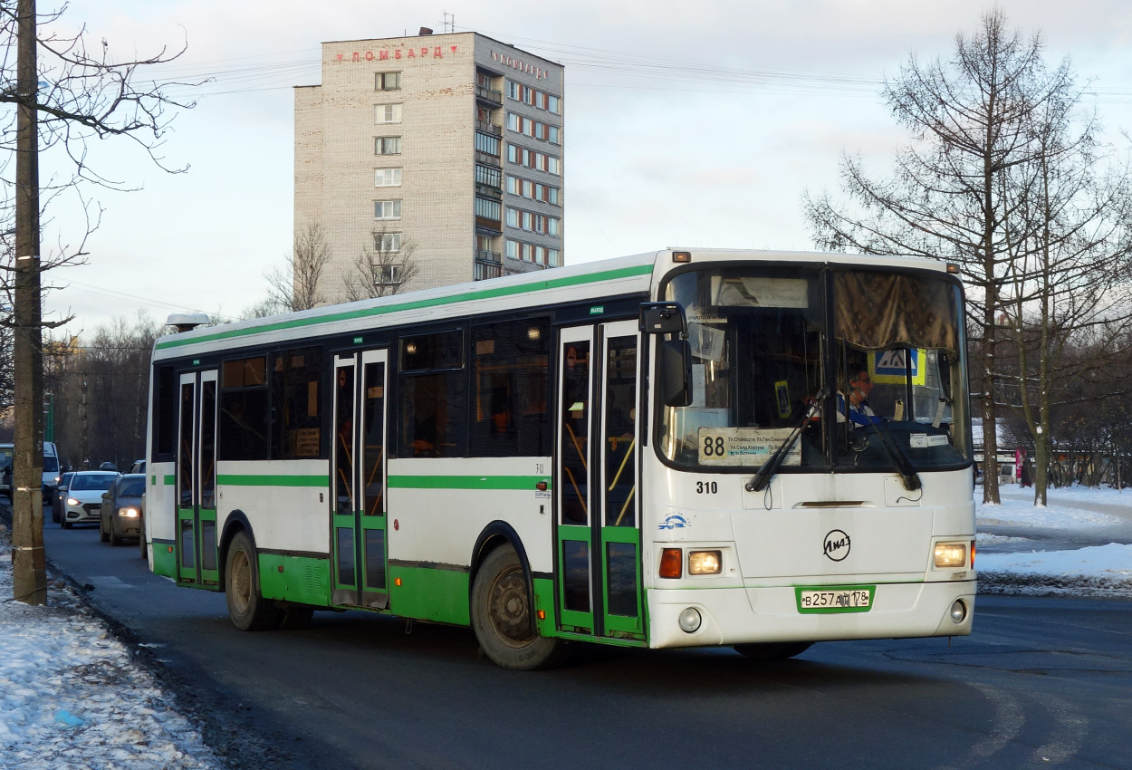 Санкт-Петербург, ЛиАЗ-5293.53 № 310