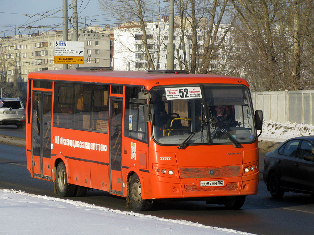 Nizhegorodskaya region, PAZ-320414-04 "Vektor" Nr. 32022