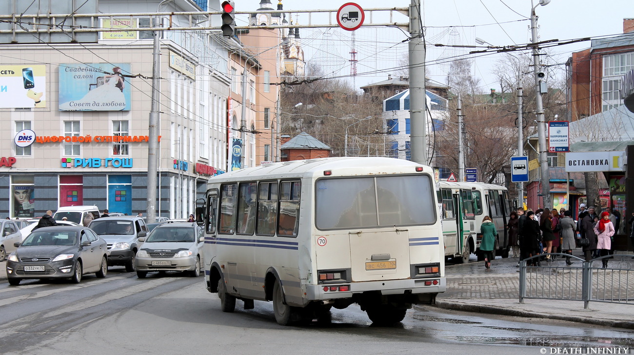 Томская область, ПАЗ-32051-110 № ВС 456 70