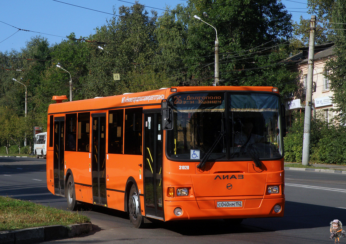 Нижегородская область, ЛиАЗ-5293.60 № 31028