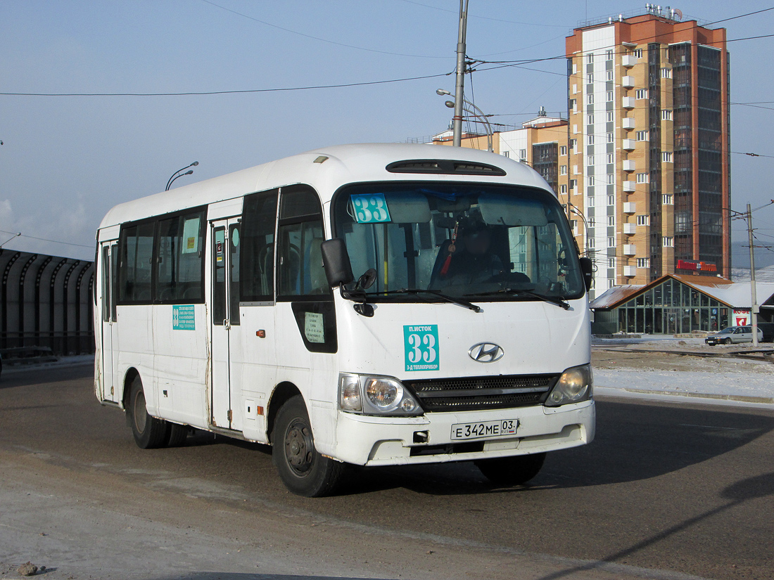 Бурятия, Hyundai County Kuzbass № Е 342 МЕ 03