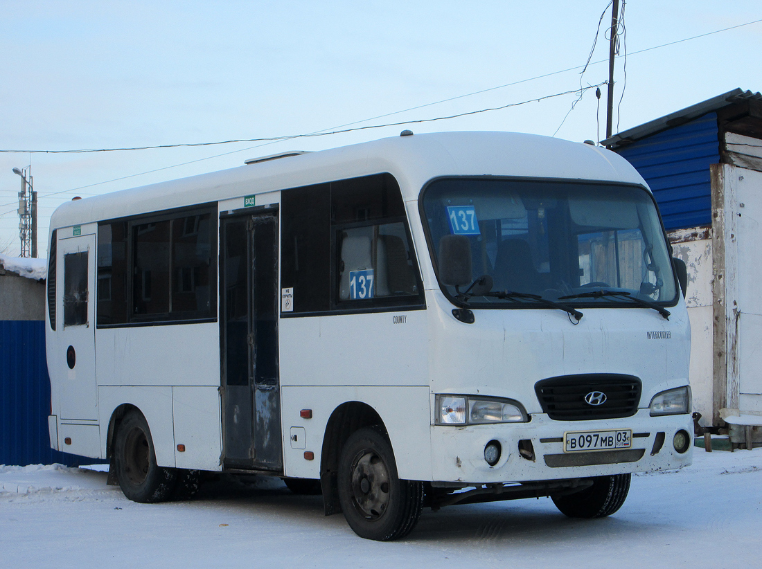 Бурятия, Hyundai County SWB C08 (ТагАЗ) № В 097 МВ 03