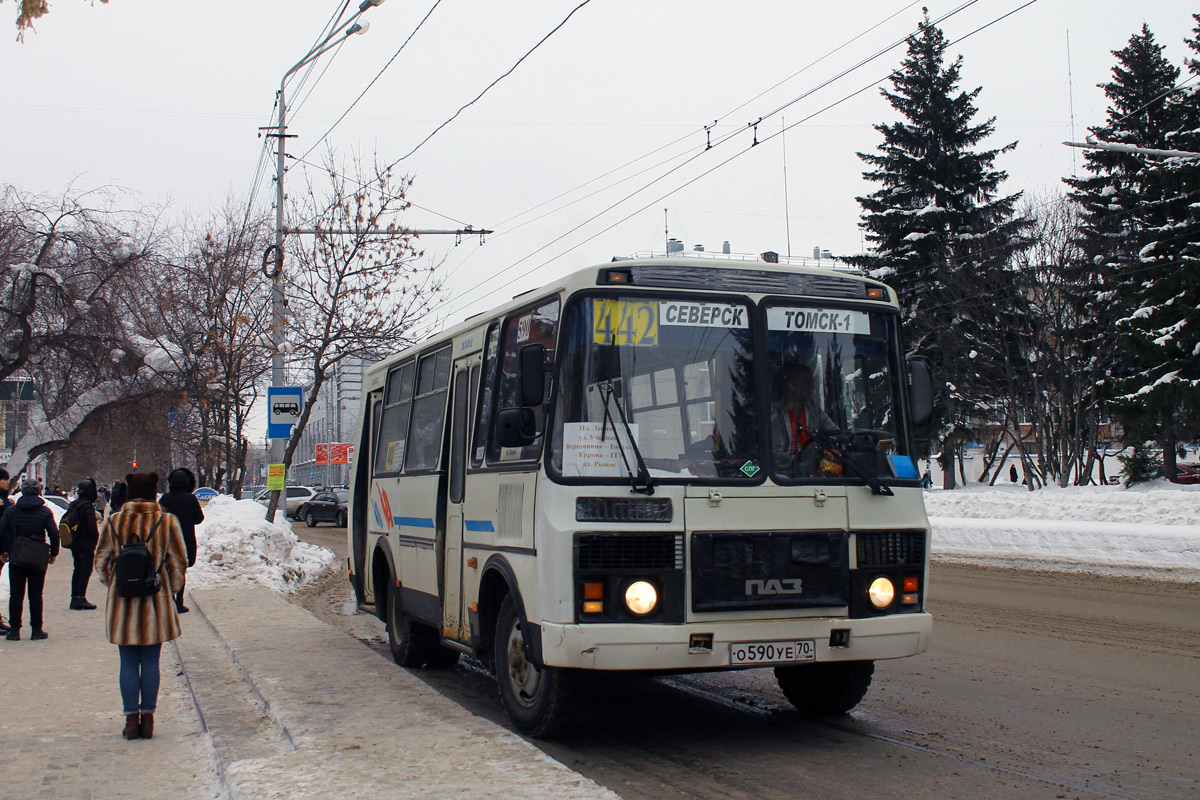 Томская область, ПАЗ-32054 № О 590 УЕ 70