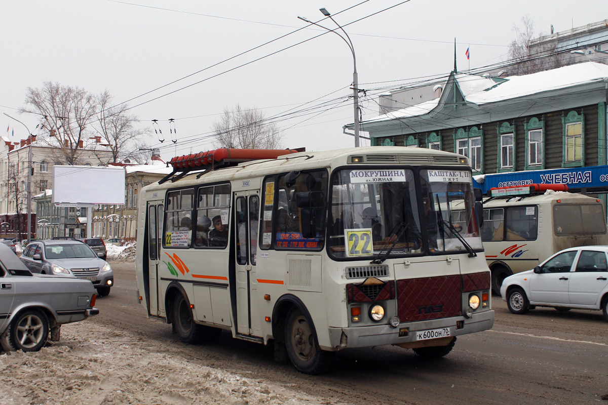 Томская область, ПАЗ-32054 № К 600 ОН 70