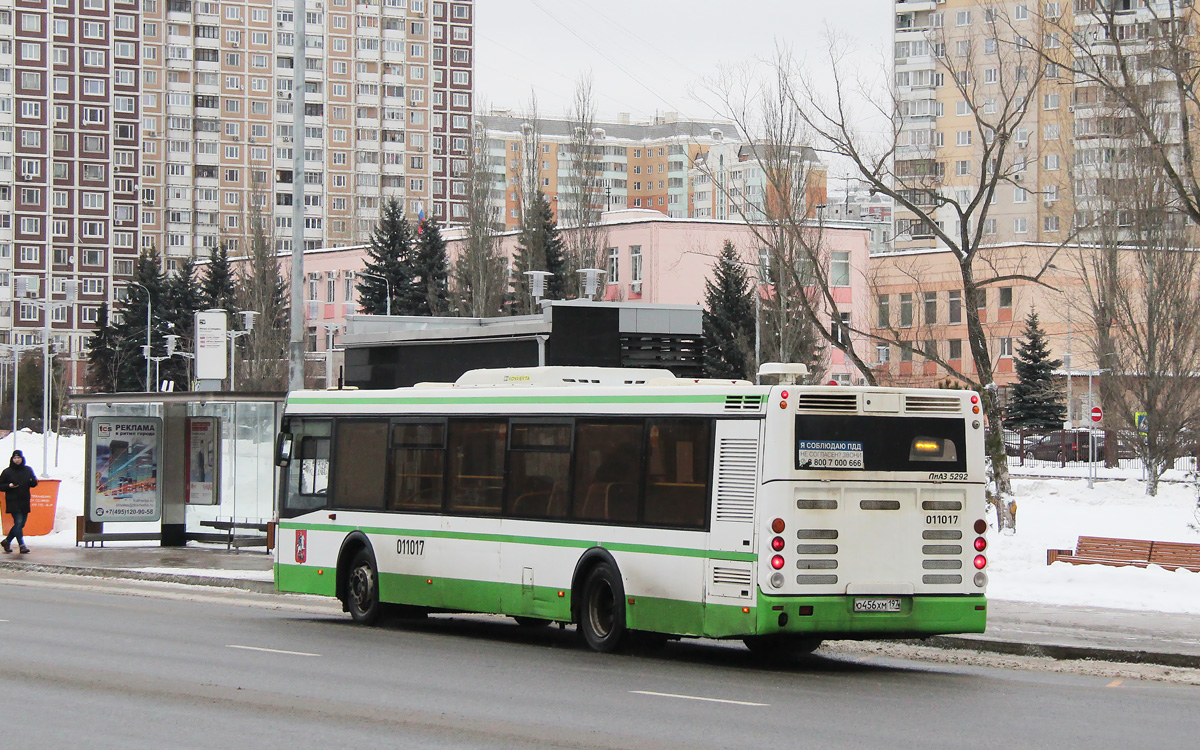 Москва, ЛиАЗ-5292.22 (2-2-2) № 011017