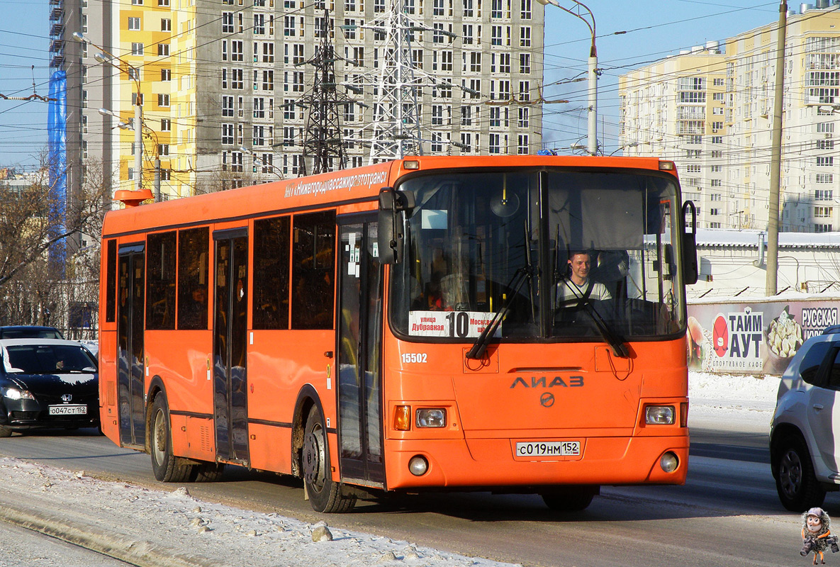 Нижегородская область, ЛиАЗ-5293.60 № 15502