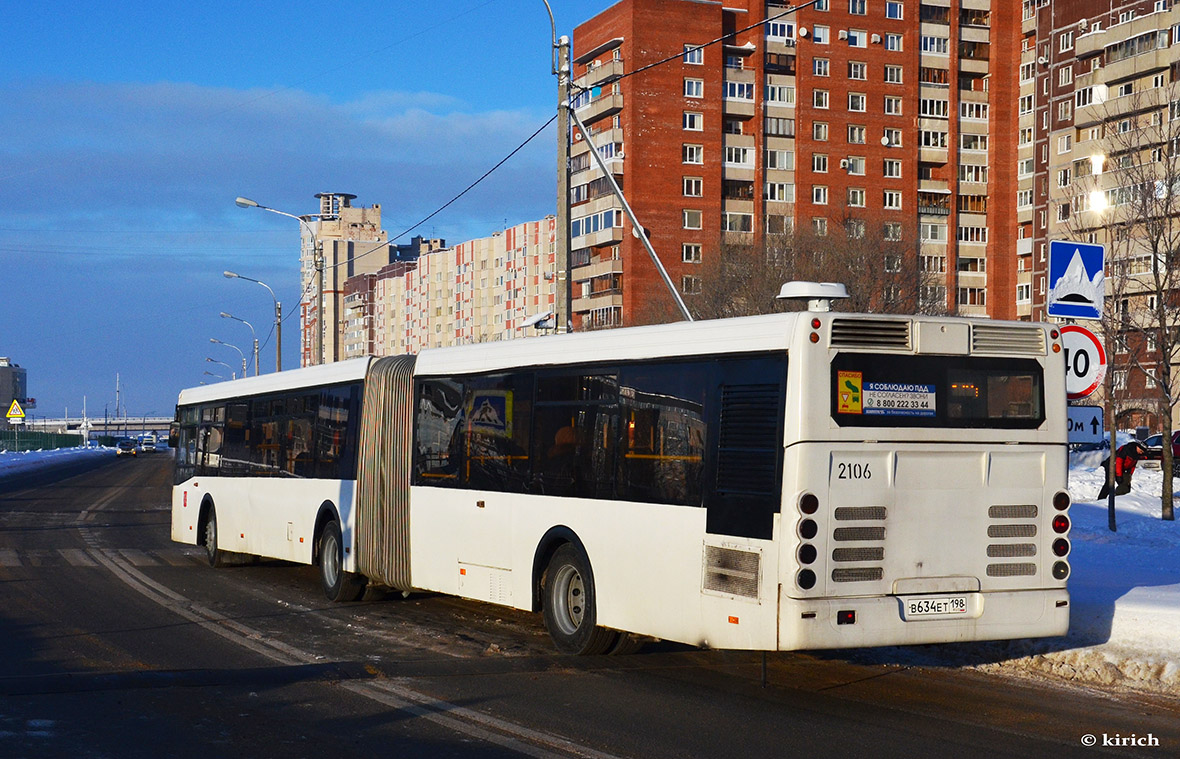 Санкт-Петербург, ЛиАЗ-6213.20 № 2106