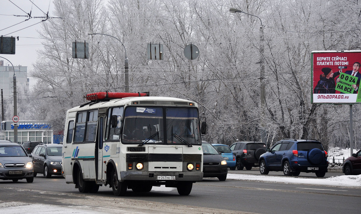 Омская область, ПАЗ-32053 № 220