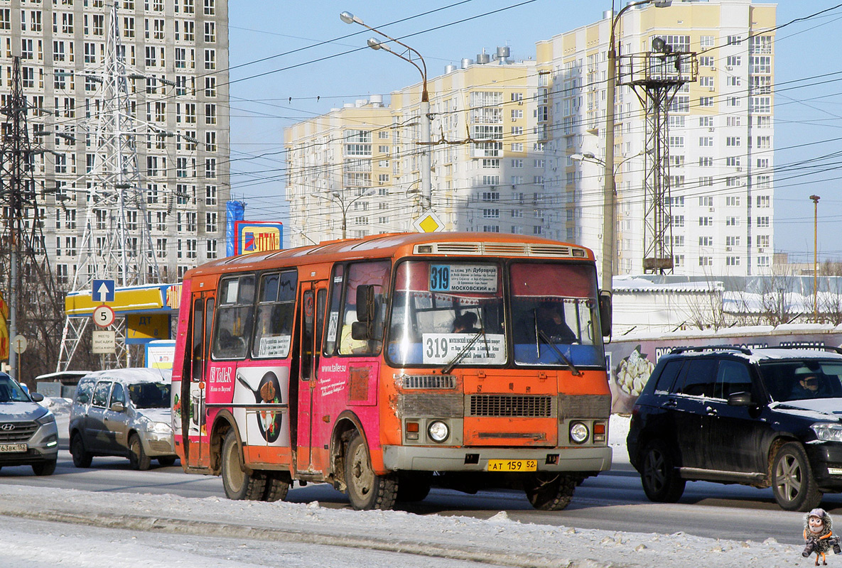 Нижегородская область, ПАЗ-32054 № АТ 159 52