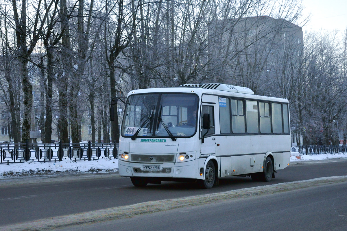 Maskvos sritis, PAZ-320412-04 "Vector" Nr. К 992 РК 750