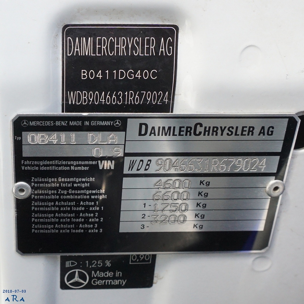 Литва, Mercedes-Benz Sprinter W904 411CDI № JAL 651