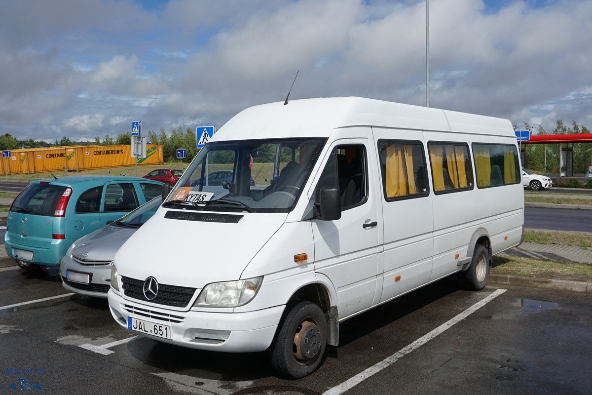 Литва, Mercedes-Benz Sprinter W904 411CDI № JAL 651; Литва — Праздник песни 2018