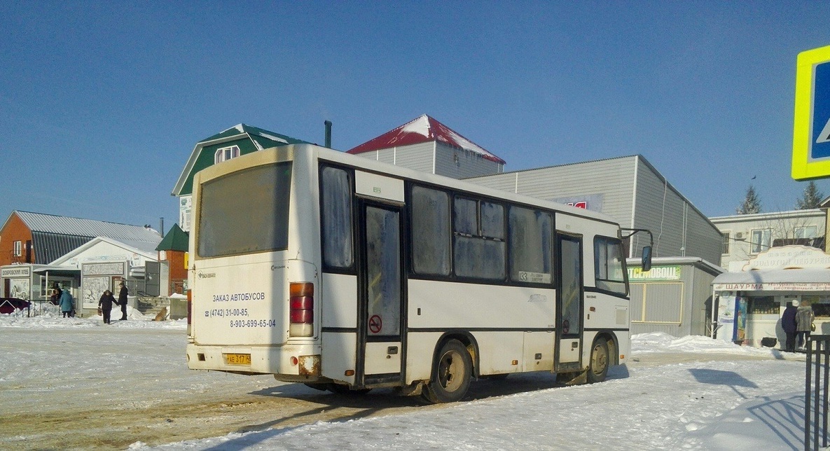 Липецкая область, ПАЗ-320402-05 № АЕ 317 48