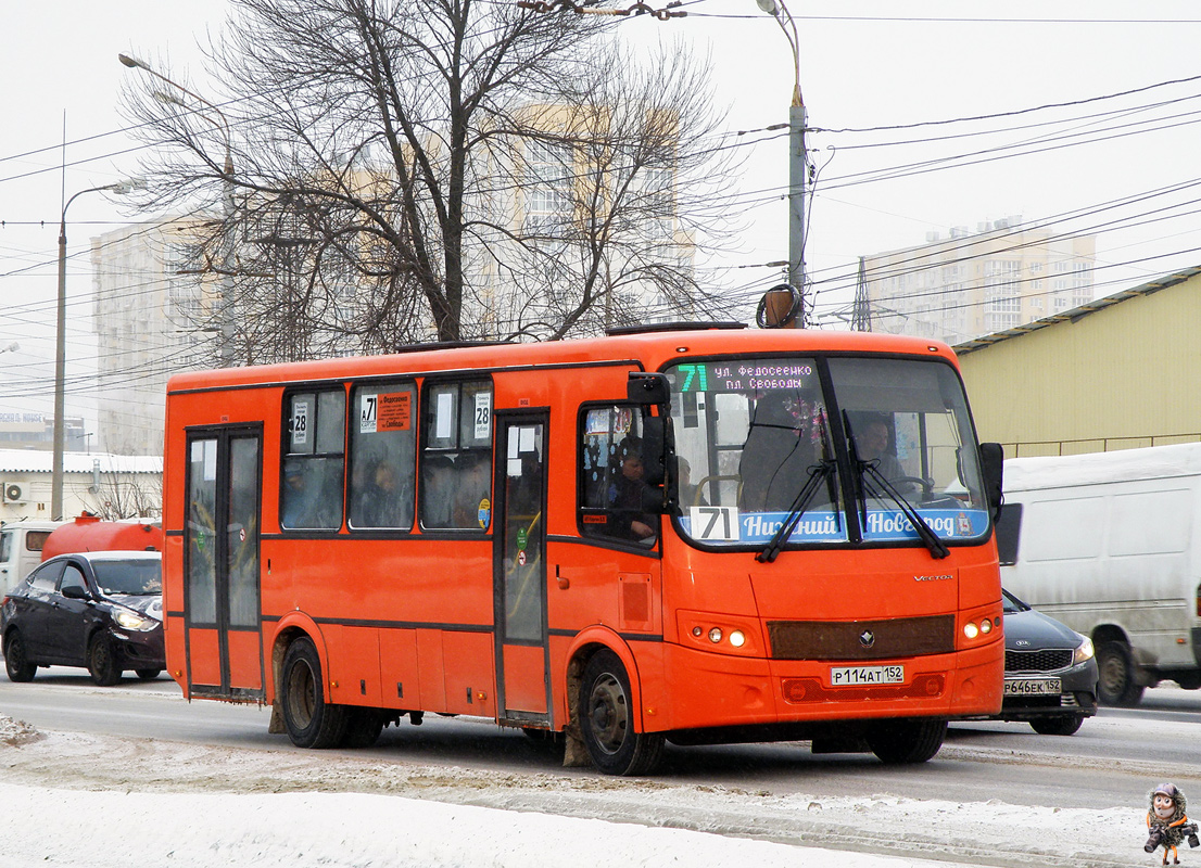 Нижегородская область, ПАЗ-320414-05 "Вектор" № Р 114 АТ 152