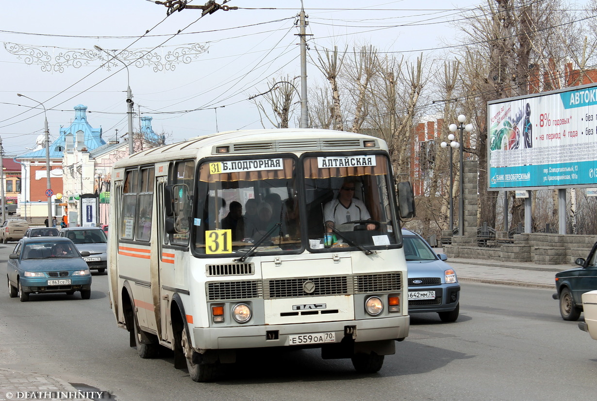 Томская область, ПАЗ-32054 № Е 559 ОА 70