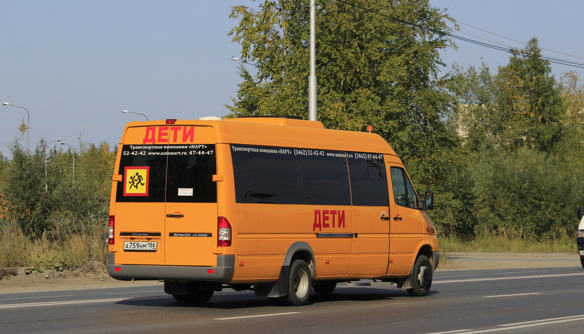 Ханты-Мансийский АО, Луидор-2232L4 (MB Sprinter Classic) № А 759 НМ 186