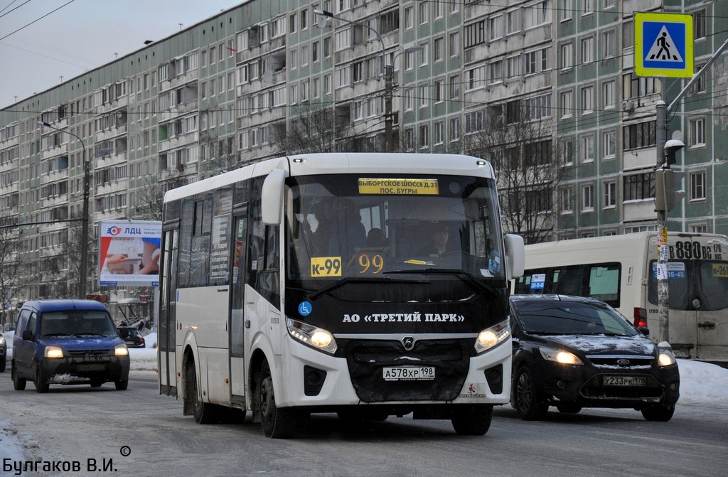 Санкт-Петербург, ПАЗ-320435-04 "Vector Next" № А 578 ХР 198