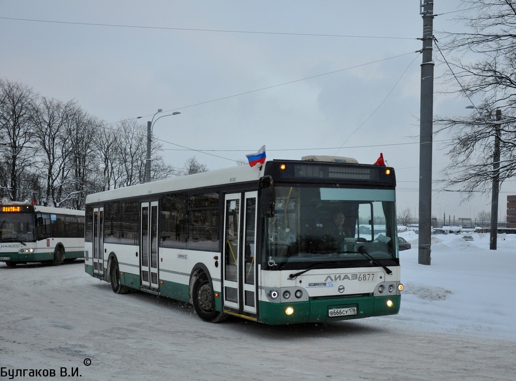 Санкт-Петербург, ЛиАЗ-5292.60 № 6877