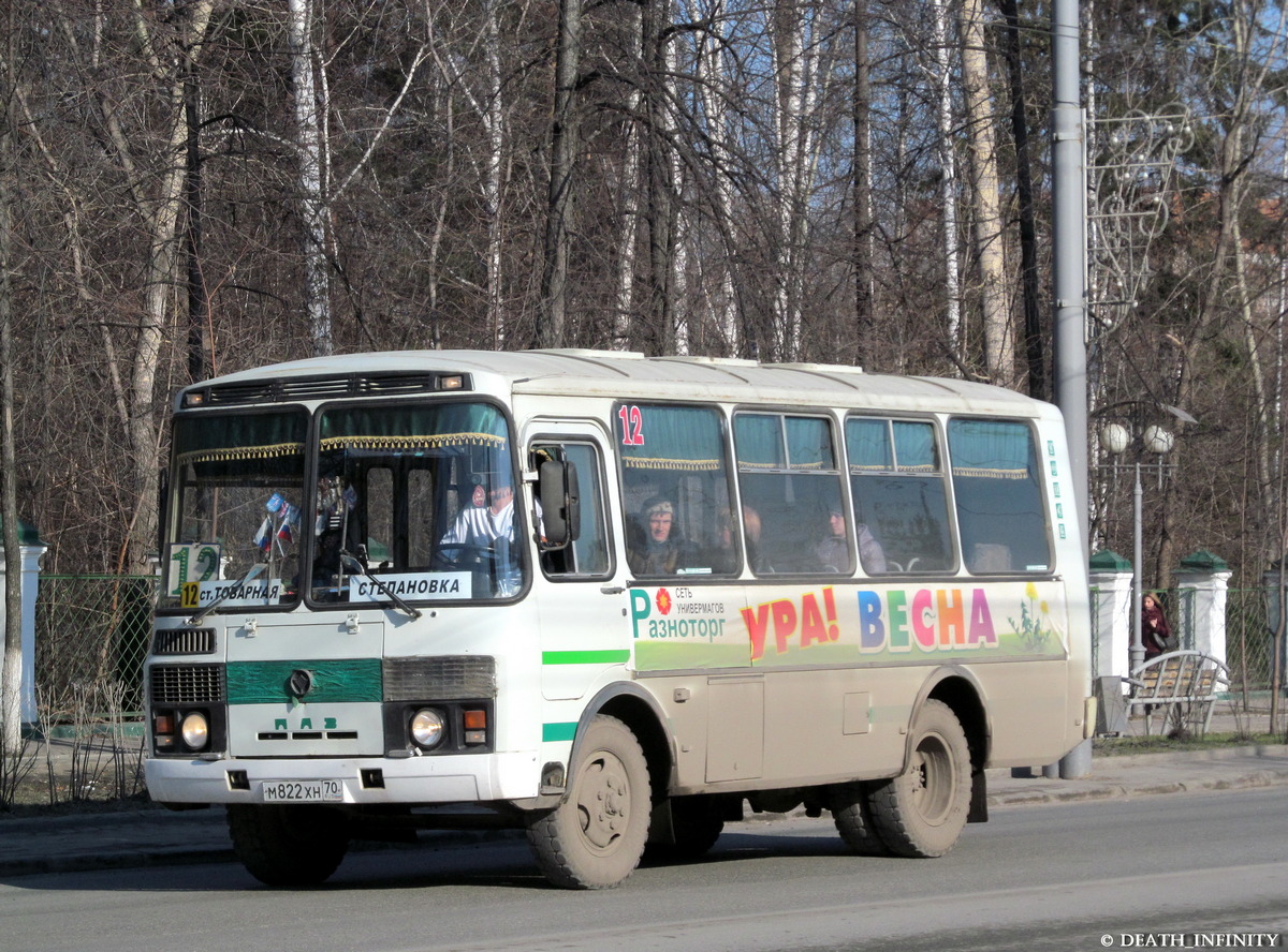 Томская область, ПАЗ-32054 № М 822 ХН 70