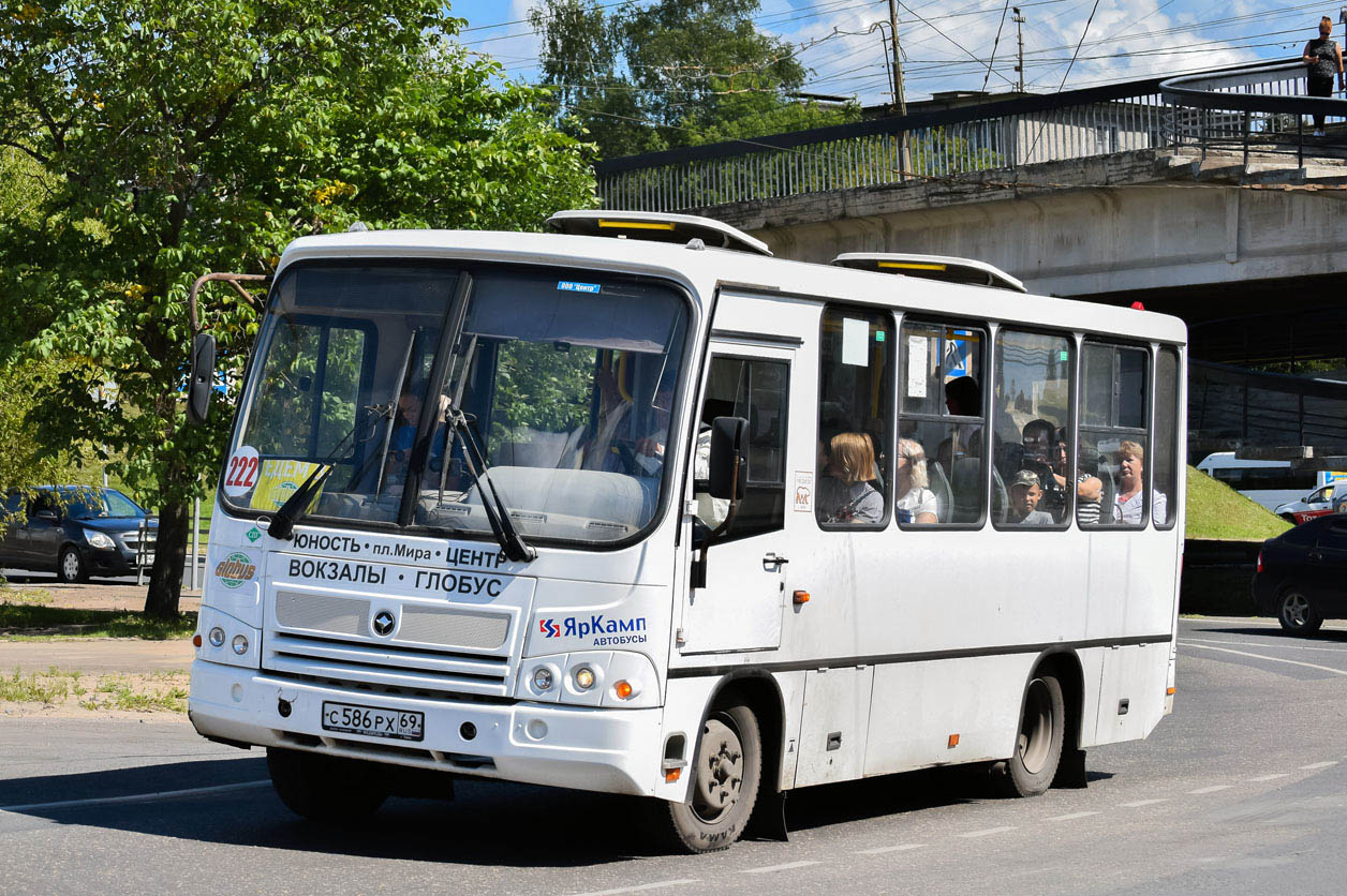 Тверская область, ПАЗ-320302-11 № С 586 РХ 69