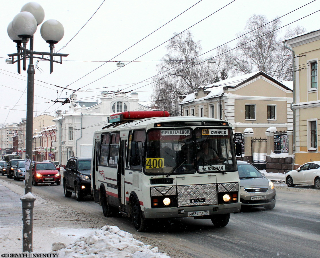 Томская область, ПАЗ-32054 № М 837 ТА 70