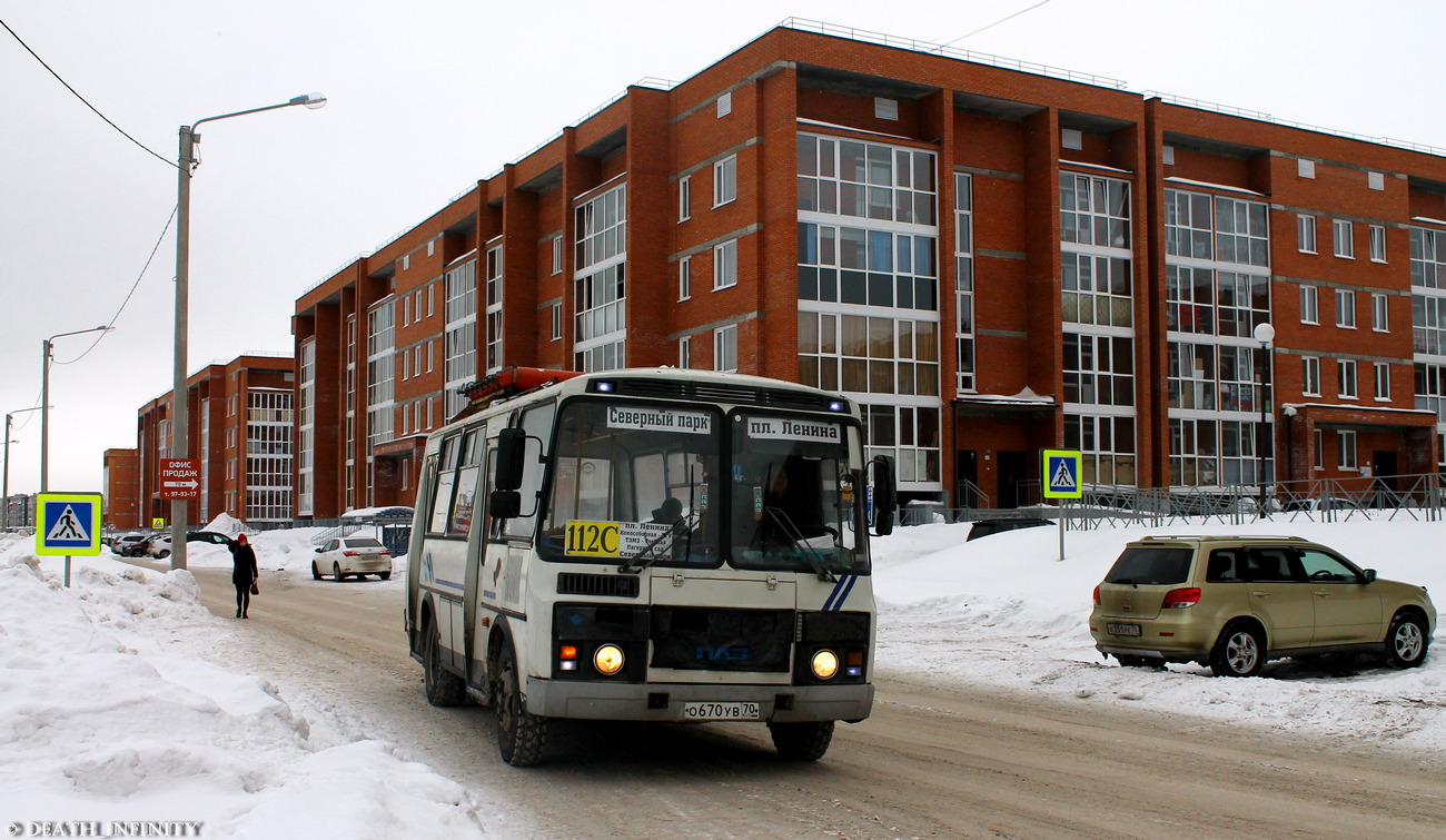 Томская область, ПАЗ-32054 № О 670 УВ 70